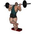 Calf Raise - Single Leg Barbell
